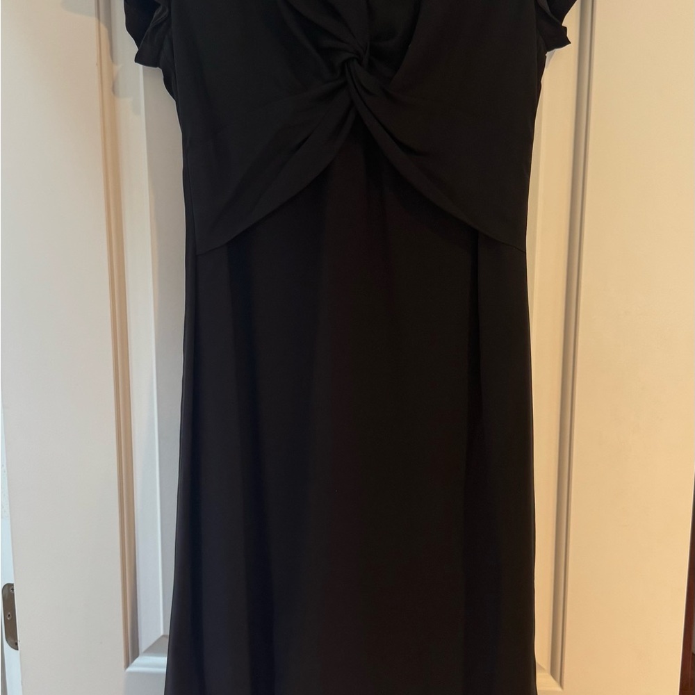 Banana Republic Black Mini Dress with Sleek Silhouette